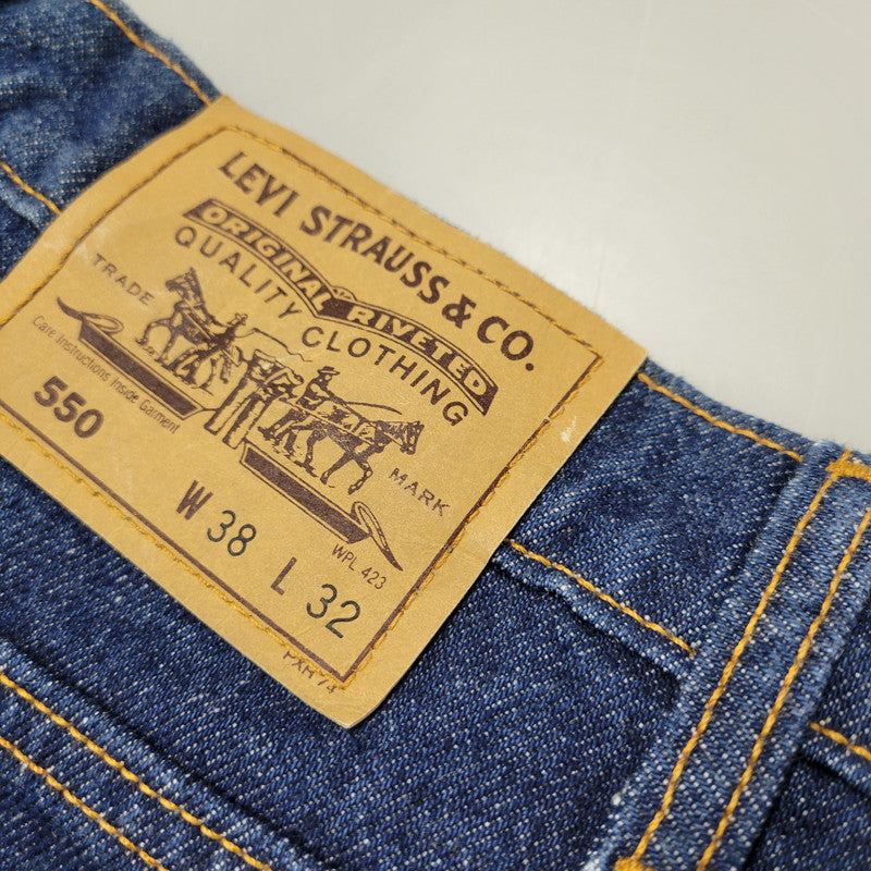 【中古品】【メンズ】 LEVI'S リーバイス カナダ製 550 DENIM PANTS デニム パンツ ボトムス 157-261028-kh-21-izu サイズ：38×32 カラー：インディゴ 万代Net店