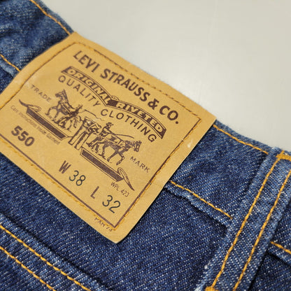 【中古品】【メンズ】 LEVI'S リーバイス カナダ製 550 DENIM PANTS デニム パンツ ボトムス 157-261028-kh-21-izu サイズ：38×32 カラー：インディゴ 万代Net店