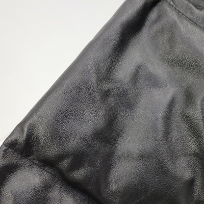 【中古品】【メンズ】 KAMIYA カミヤ G17BL011-0 LEATHER DOWN JACKET レザー ダウン ジャケット アウター 140-261030-cs-23-izu サイズ：XL カラー：ブラック 万代Net店