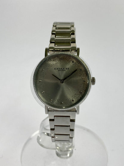 【LIFTる。景品】【中古美品】【メンズ/レディース】 COACH コーチ クォーツ PERRY 1450363 タグ・箱付き 腕時計 197-241204-AS-64-min カラー：シルバー シルバー文字盤 万代Net店