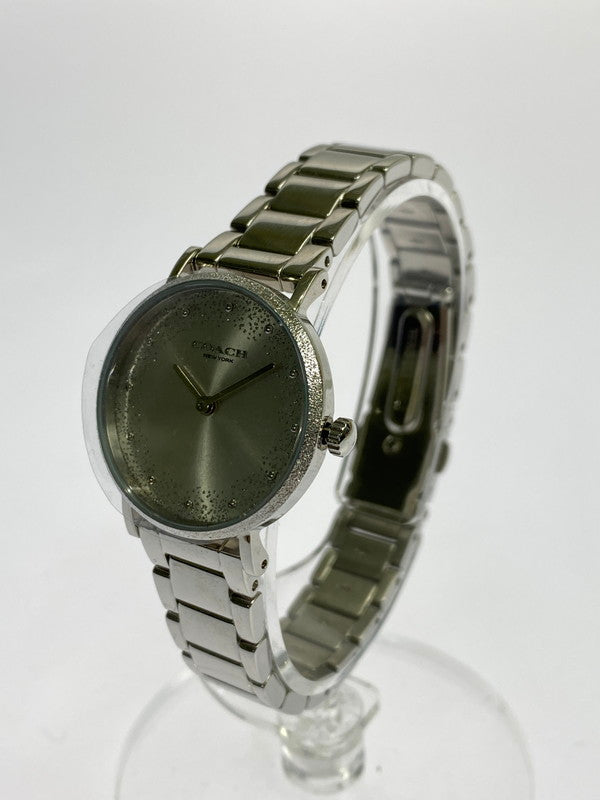 【LIFTる。景品】【中古美品】【メンズ/レディース】 COACH コーチ クォーツ PERRY 1450363 タグ・箱付き 腕時計 197-241204-AS-64-min カラー：シルバー シルバー文字盤 万代Net店