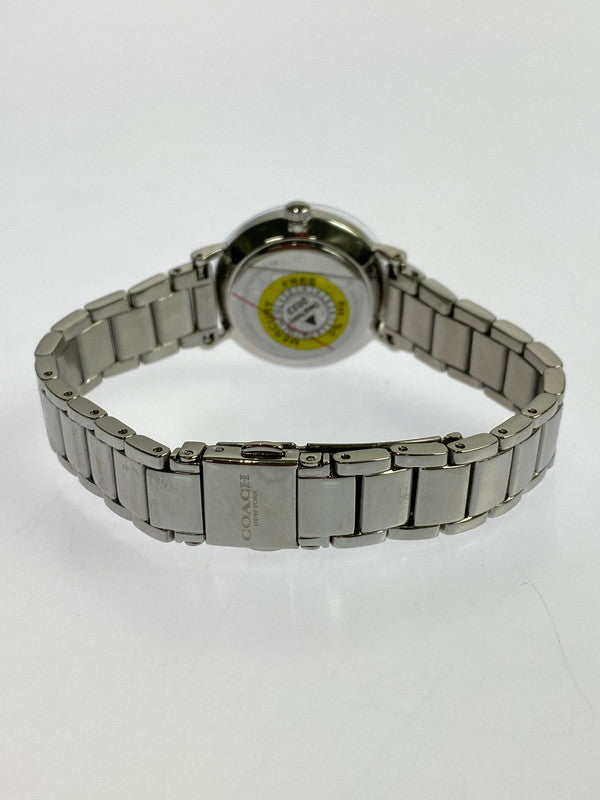 【LIFTる。景品】【中古美品】【メンズ/レディース】 COACH コーチ クォーツ PERRY 1450363 タグ・箱付き 腕時計 197-241204-AS-64-min カラー：シルバー シルバー文字盤 万代Net店