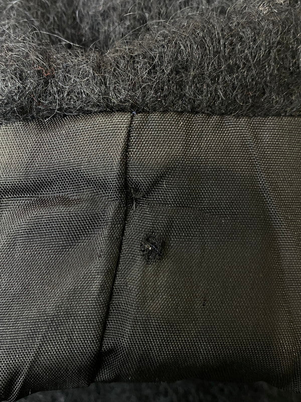 【現状渡し品】【メンズ】 MICHELE BOHBOT 80S MOHAIR KNIT HALF COAT コート 146-251220-zi-13-min サイズ：不明 カラー：ブラック 万代Net店