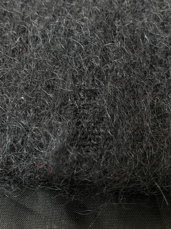 【現状渡し品】【メンズ】 MICHELE BOHBOT 80S MOHAIR KNIT HALF COAT モヘアニットハーフコート あうたー 146-251220-zi-13-min サイズ：下記参照 カラー：ブラック 万代Net店