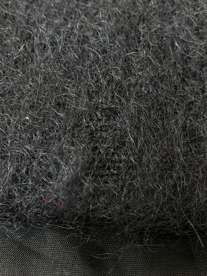 【現状渡し品】【メンズ】 MICHELE BOHBOT 80S MOHAIR KNIT HALF COAT モヘアニットハーフコート あうたー 146-251220-zi-13-min サイズ：下記参照 カラー：ブラック 万代Net店