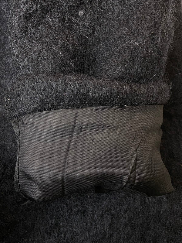 【現状渡し品】【メンズ】 MICHELE BOHBOT 80S MOHAIR KNIT HALF COAT コート 146-251220-zi-13-min サイズ：不明 カラー：ブラック 万代Net店