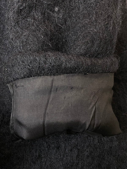 【現状渡し品】【メンズ】 MICHELE BOHBOT 80S MOHAIR KNIT HALF COAT コート 146-251220-zi-13-min サイズ：不明 カラー：ブラック 万代Net店