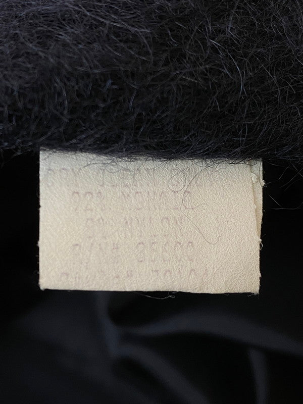 【現状渡し品】【メンズ】 MICHELE BOHBOT 80S MOHAIR KNIT HALF COAT モヘアニットハーフコート あうたー 146-251220-zi-13-min サイズ：下記参照 カラー：ブラック 万代Net店