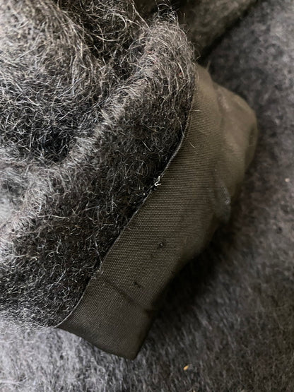 【現状渡し品】【メンズ】 MICHELE BOHBOT 80S MOHAIR KNIT HALF COAT コート 146-251220-zi-13-min サイズ：不明 カラー：ブラック 万代Net店