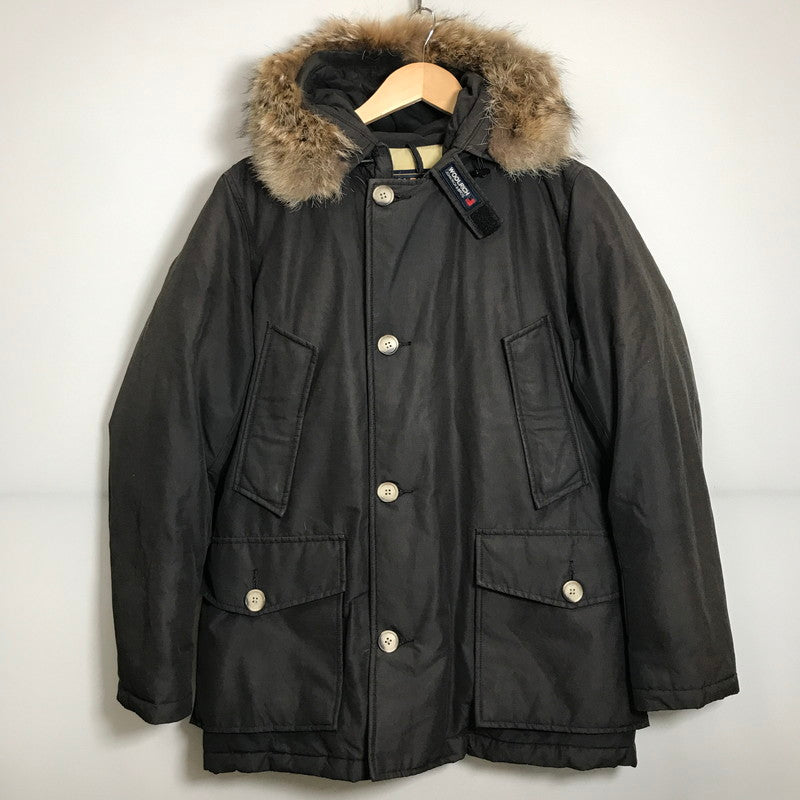 【中古品】【メンズ】 WOOLRICH ウールリッチ 1302045 ARCTIC PARKA アークティック パーカー ジャケット コート アウター 古着 144-251126-XZ-5-fuz サイズ：M カラー：ブラック 万代Net店