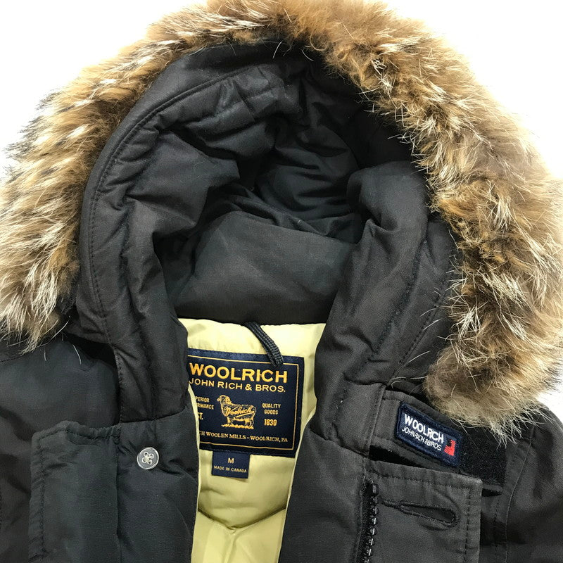 【中古品】【メンズ】 WOOLRICH ウールリッチ 1302045 ARCTIC PARKA アークティック パーカー ジャケット コート アウター 古着 144-251126-XZ-5-fuz サイズ：M カラー：ブラック 万代Net店