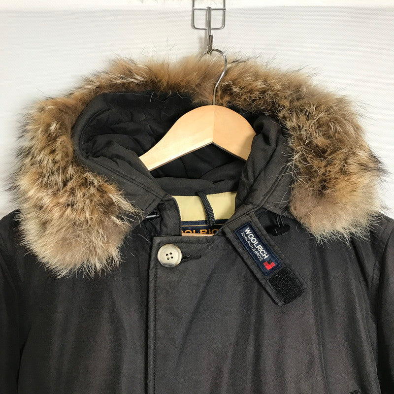 【中古品】【メンズ】 WOOLRICH ウールリッチ 1302045 ARCTIC PARKA アークティック パーカー ジャケット コート アウター 古着 144-251126-XZ-5-fuz サイズ：M カラー：ブラック 万代Net店
