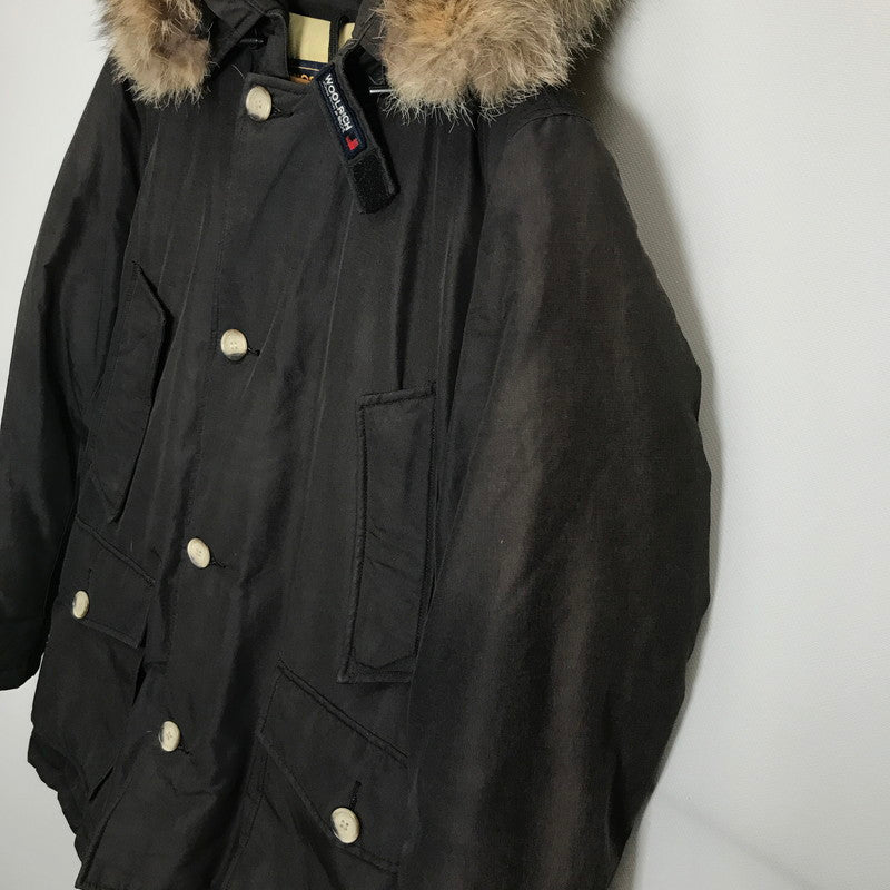 【中古品】【メンズ】 WOOLRICH ウールリッチ 1302045 ARCTIC PARKA アークティック パーカー ジャケット コート アウター 古着 144-251126-XZ-5-fuz サイズ：M カラー：ブラック 万代Net店