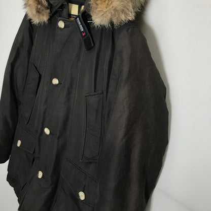 【中古品】【メンズ】 WOOLRICH ウールリッチ 1302045 ARCTIC PARKA アークティック パーカー ジャケット コート アウター 古着 144-251126-XZ-5-fuz サイズ：M カラー：ブラック 万代Net店