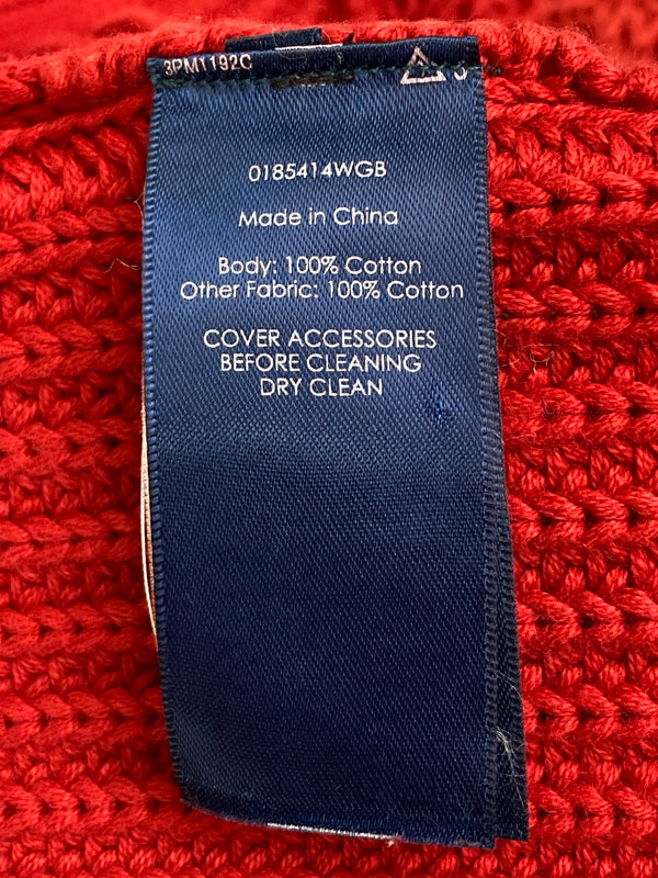 【中古品】【メンズ】 RALPH LAUREN ラルフローレン ショールカラ―カーディガン 146-251212-em-16-min サイズ：M カラー：レッド 万代Net店