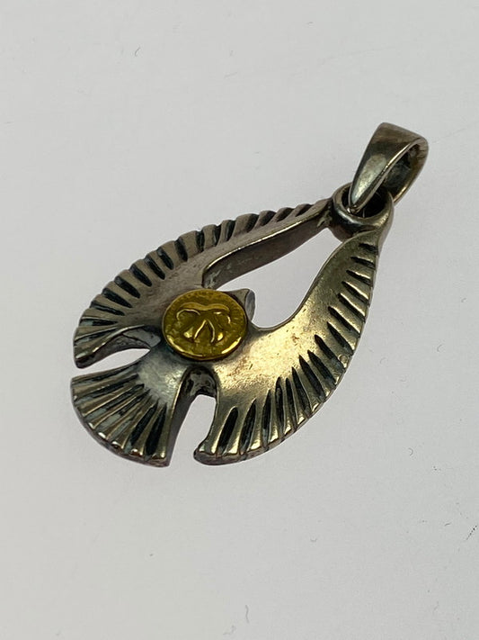 【中古品】【メンズ/レディース】 USED シルバー925 イーグルトップ ペンダントトップ アクセサリー 193-250622-AS-14-min カラー：シルバー 万代Net店