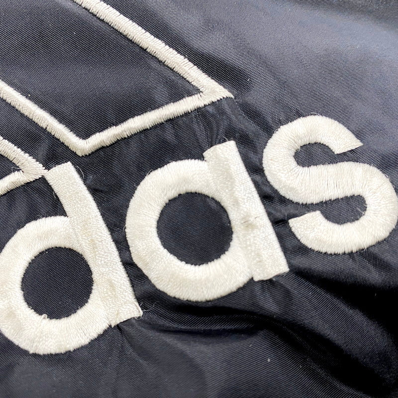 【中古品】【メンズ】 adidas アディダス 90’S NYLON HOODED JACKET 90年代 ナイロンフーデッドジャケット アウター 長袖 146-240824-ma-15-izu サイズ：XXL カラー：黒×グレー 万代Net店