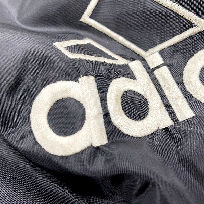 【中古品】【メンズ】 adidas アディダス 90’S NYLON HOODED JACKET 90年代 ナイロンフーデッドジャケット アウター 長袖 146-240824-ma-15-izu サイズ：XXL カラー：黒×グレー 万代Net店