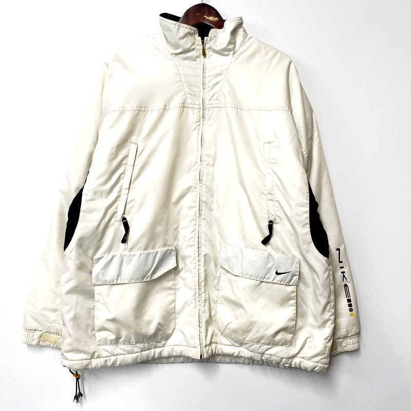 【中古品】【メンズ】 NIKE ナイキ 90’S DOWN JACKET 90年代 ダウンジャケット アウター 長袖 146-240824-ma-11-izu サイズ：L カラー：白 万代Net店