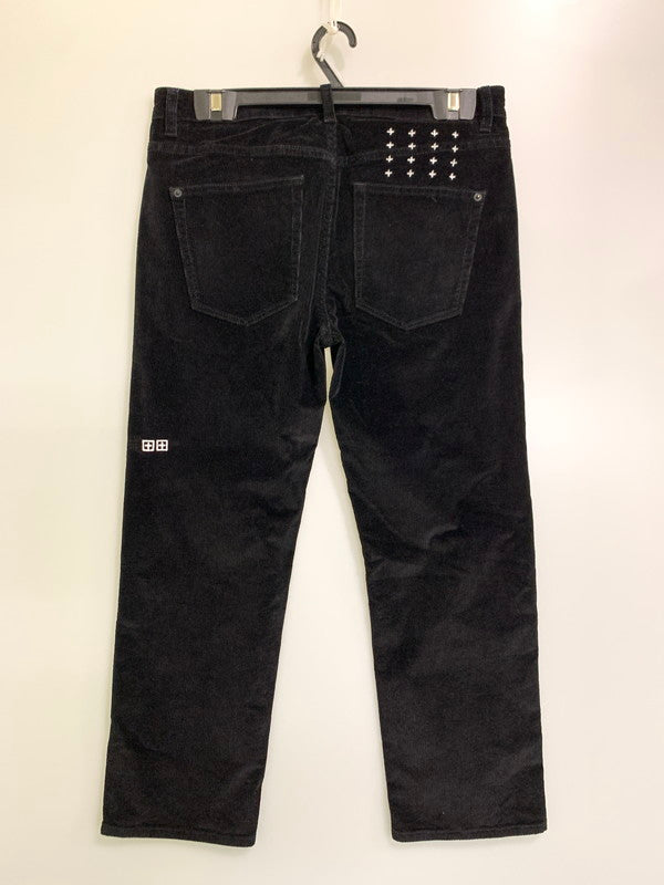 【中古品】【メンズ】 KSUBI スビ HAZLOW CORDUROY PANT コーデュロイパンツ ボトムス 151-250913-ks-24-min サイズ：31 カラー：ブラック 万代Net店