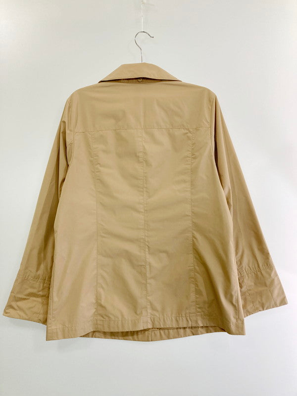 【中古品】【レディース】 Aquascutum アクアスキュータム COACH JACKET 1253370-85 ナイロンコーチジャケット ライトアウター 170-240808-yn-16-min カラー：ベージュ系 万代Net店