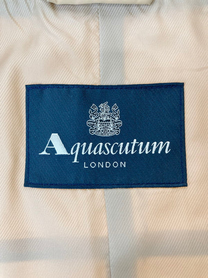 【中古品】【レディース】 Aquascutum アクアスキュータム COACH JACKET 1253370-85 ナイロンコーチジャケット ライトアウター 170-240808-yn-16-min カラー：ベージュ系 万代Net店