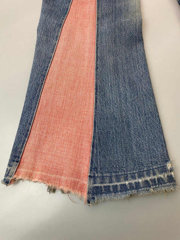 【現状渡し品】【メンズ】 LEVI'S リーバイス 646-0217 80’S 646 REMAKE DENIM PANT デニムパンツ ボトムス 157-251220-zi-12-min サイズ：タグ不鮮明 下記参照 カラー：インディゴ 万代Net店