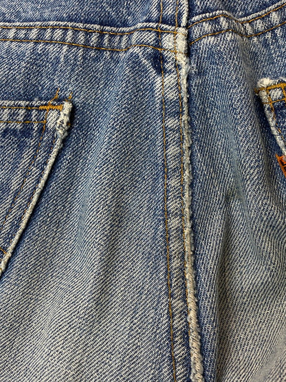 【現状渡し品】【メンズ】 LEVI'S リーバイス 646-0217 80’S 646 REMAKE DENIM PANT デニムパンツ ボトムス 157-251220-zi-12-min サイズ：タグ不鮮明 下記参照 カラー：インディゴ 万代Net店