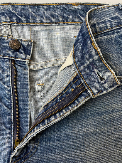 【現状渡し品】【メンズ】 LEVI'S リーバイス 646-0217 80’S 646 REMAKE DENIM PANT デニムパンツ ボトムス 157-251220-zi-12-min サイズ：タグ不鮮明 下記参照 カラー：インディゴ 万代Net店
