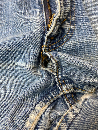 【現状渡し品】【メンズ】 LEVI'S リーバイス 646-0217 80’S 646 REMAKE DENIM PANT デニムパンツ ボトムス 157-251220-zi-12-min サイズ：タグ不鮮明 下記参照 カラー：インディゴ 万代Net店