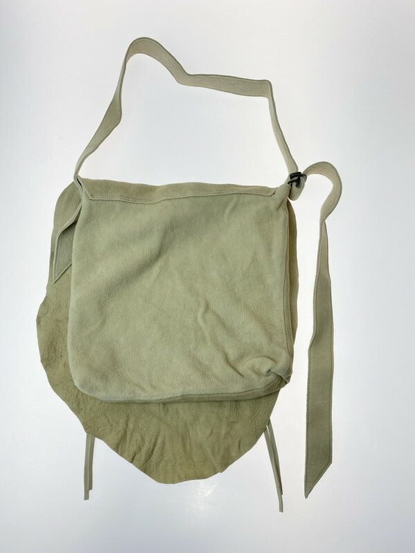 【中古品】【メンズ】 VISVIM ビズビム 0223903003006 23SS DEERSKIN SHOULDER BAG ショルダーバッグ カバン 鞄 188-231203-min カラー：ホワイト系 万代Net店