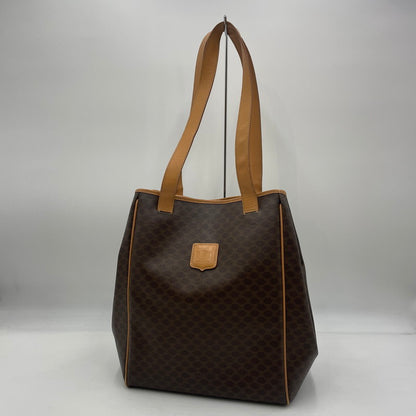 【中古品】【メンズ/レディース】 CELINE セリーヌ マカダム トートバッグ 13550 カバン 180-250811-ks-01-fuz カラー：ブラウン 万代Net店
