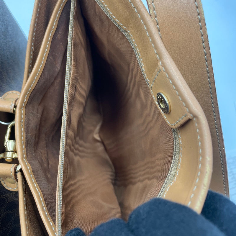 【中古品】【メンズ/レディース】 CELINE セリーヌ マカダム トートバッグ 13550 カバン 180-250811-ks-01-fuz カラー：ブラウン 万代Net店