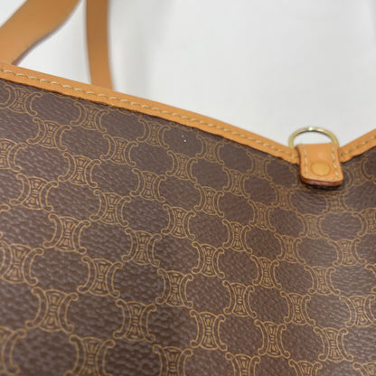 【中古品】【メンズ/レディース】 CELINE セリーヌ マカダム トートバッグ 13550 カバン 180-250811-ks-01-fuz カラー：ブラウン 万代Net店