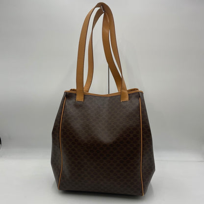 【中古品】【メンズ/レディース】 CELINE セリーヌ マカダム トートバッグ 13550 カバン 180-250811-ks-01-fuz カラー：ブラウン 万代Net店