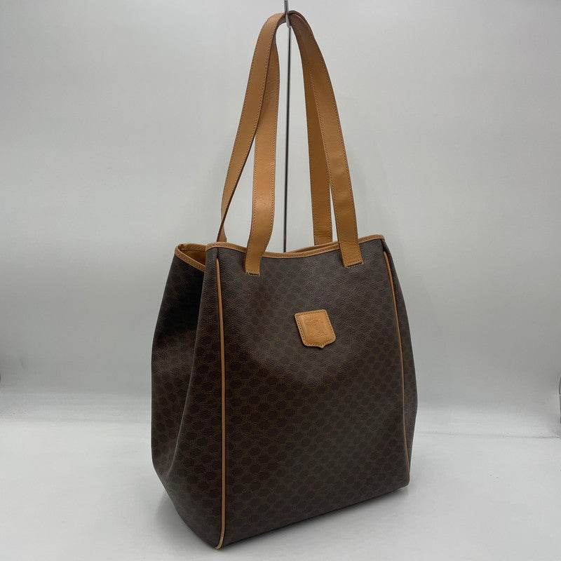 【中古品】【メンズ/レディース】 CELINE セリーヌ マカダム トートバッグ 13550 カバン 180-250811-ks-01-fuz カラー：ブラウン 万代Net店