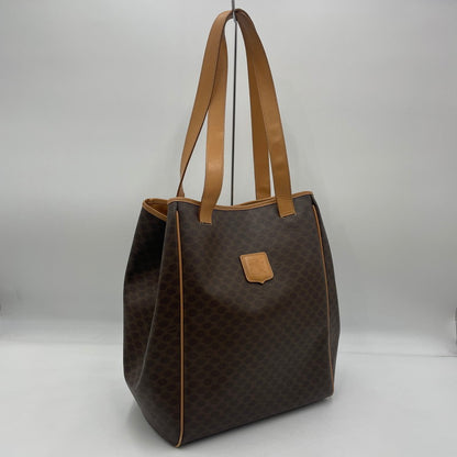 【中古品】【メンズ/レディース】 CELINE セリーヌ マカダム トートバッグ 13550 カバン 180-250811-ks-01-fuz カラー：ブラウン 万代Net店