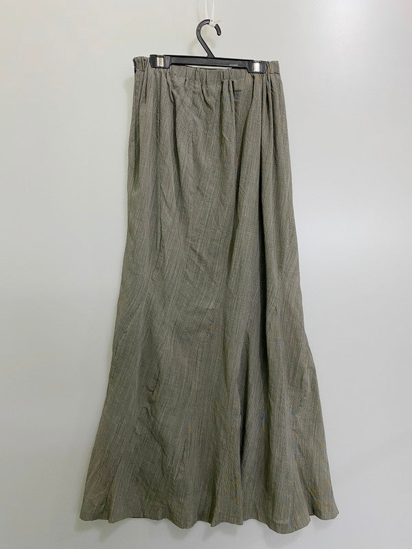 【中古品】【レディース】 gomme ゴム GO-S04-019 ロングスカート ボトムス 171-240727-me-12-min サイズ：サイズ不明 カラー：グレー系 万代Net店