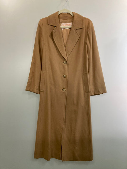 【中古品】【レディース】 PENDLETON ペンドルトン 70's 100％VIRGIN WOOL SOUTIEN COLLAR COAT ステンカラーコート USA製 アウター 168-241121-yn-27-min カラー：カーキ 万代Net店