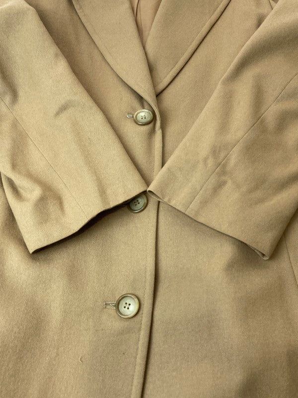 【現状渡し品】【レディース】 PENDLETON ペンドルトン 70S 100％VIRGIN WOOL ステンカラーコート USA製 アウター 168-241121-yn-27-min サイズ：下記参照 カラー：カーキ 万代Net店