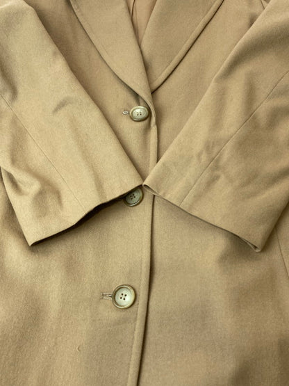 【現状渡し品】【レディース】 PENDLETON ペンドルトン 70S 100％VIRGIN WOOL ステンカラーコート USA製 アウター 168-241121-yn-27-min サイズ：下記参照 カラー：カーキ 万代Net店