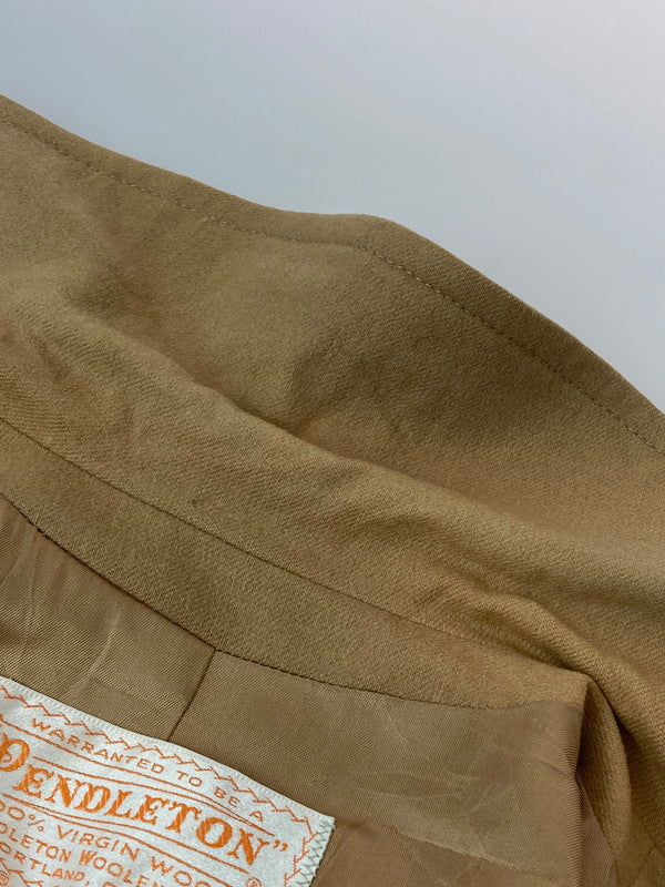 【現状渡し品】【レディース】 PENDLETON ペンドルトン 70S 100％VIRGIN WOOL ステンカラーコート USA製 アウター 168-241121-yn-27-min サイズ：下記参照 カラー：カーキ 万代Net店
