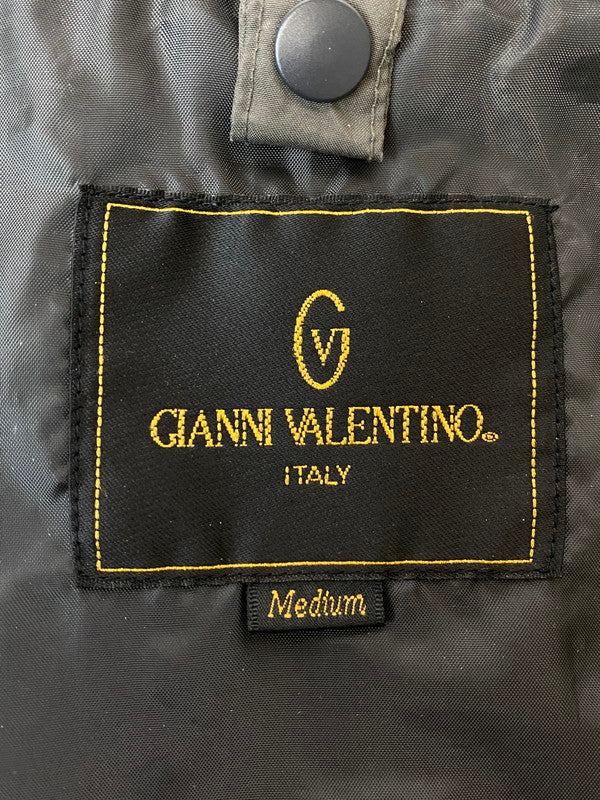 【中古品】【メンズ】 GIANNI VALENTINO ジャンニ・ヴァレンティノ LIGHT JACKET ライトジャケット アウター 146-250107-me-03-min サイズ：M カラー：ダークグレー系 万代Net店