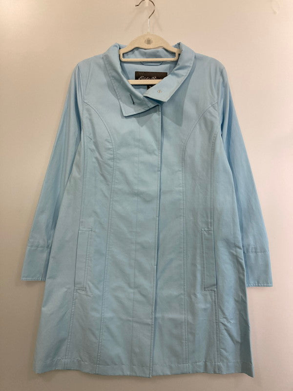 【中古品】【レディース】 Eddie Bauer エディー・バウアー CHRISTINE TRENCH クリスティーン トレンチ コート アウター 169-241121-cn-08-min サイズ：L カラー：ライトブルー 万代Net店