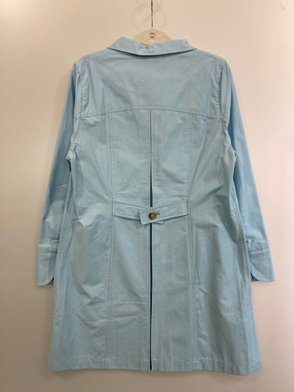 【中古品】【レディース】 EDDIE BAUER CHRISTINE TRENCH クリスティーン トレンチ コート アウター 169-241121-cn-08-min サイズ：L カラー：ライトブルー 万代Net店