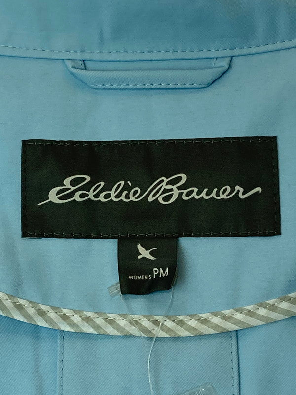 【中古品】【レディース】 EDDIE BAUER CHRISTINE TRENCH クリスティーン トレンチ コート アウター 169-241121-cn-08-min サイズ：L カラー：ライトブルー 万代Net店