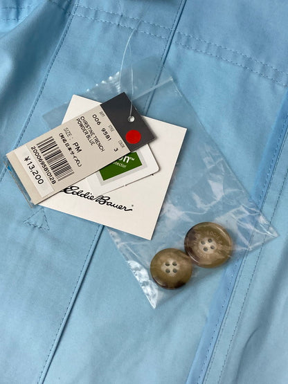 【中古品】【レディース】 EDDIE BAUER CHRISTINE TRENCH クリスティーン トレンチ コート アウター 169-241121-cn-08-min サイズ：L カラー：ライトブルー 万代Net店