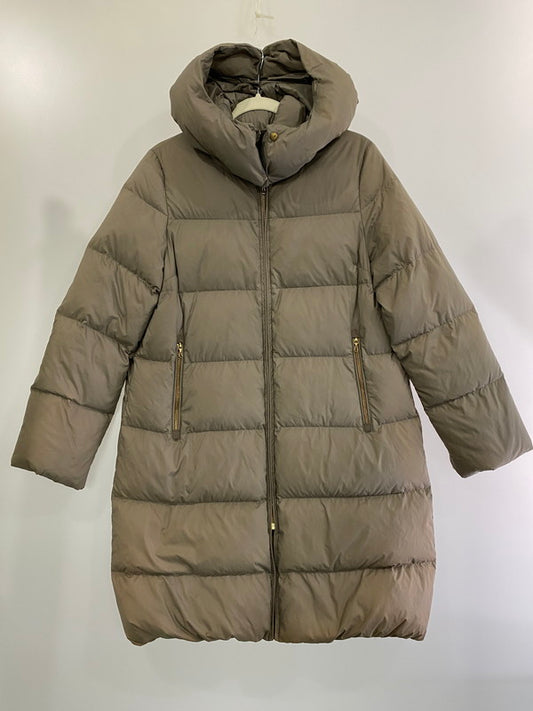 【現状渡し品】【レディース】 NANO UNIVERSE ナノユニバース 西川ダウン NL64CT0392TS DOWN COAT ダウンコート アウター 169-240909-me-08-min サイズ：40 カラー：グレージュ 万代Net店