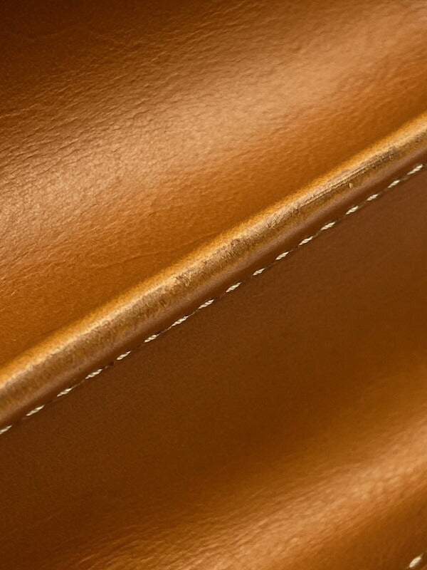 【中古品】【メンズ/レディース】 L&C BOLDRINI ボルドリーニ LEATHER BUSINESS BAG レザービジネスバッグ カバン 鞄 188-231228-ab-05-min カラー：ブラウン 万代Net店