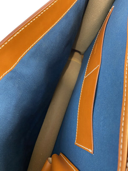 【中古品】【メンズ/レディース】 L&C BOLDRINI ボルドリーニ LEATHER BUSINESS BAG レザービジネスバッグ カバン 鞄 188-231228-ab-05-min カラー：ブラウン 万代Net店